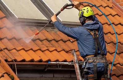 Démoussage et hydrofuge de toiture à Verne